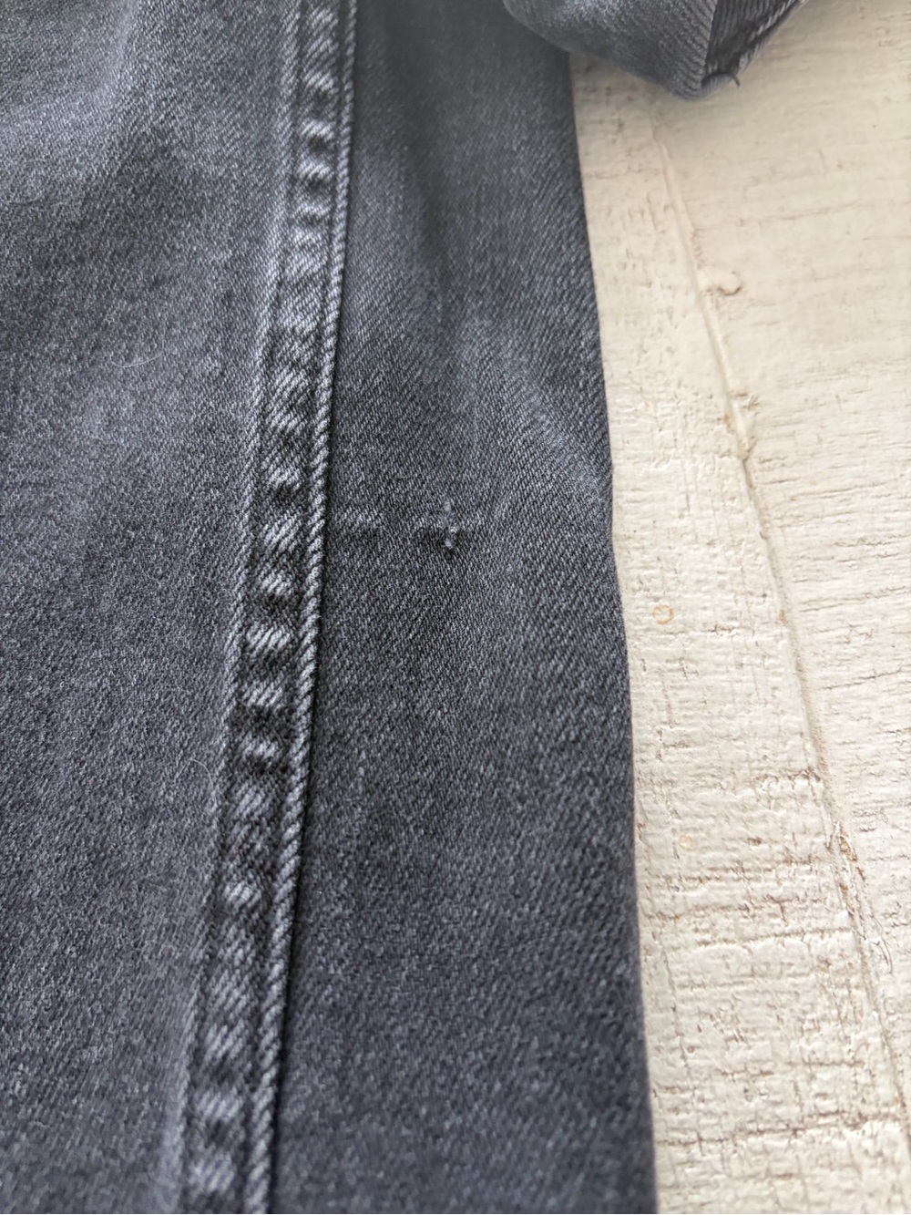 Anthropologie Pilcro the Skipper Jeans size 27 Cropped Wide Leg Faded Black - Picture 13 of 15